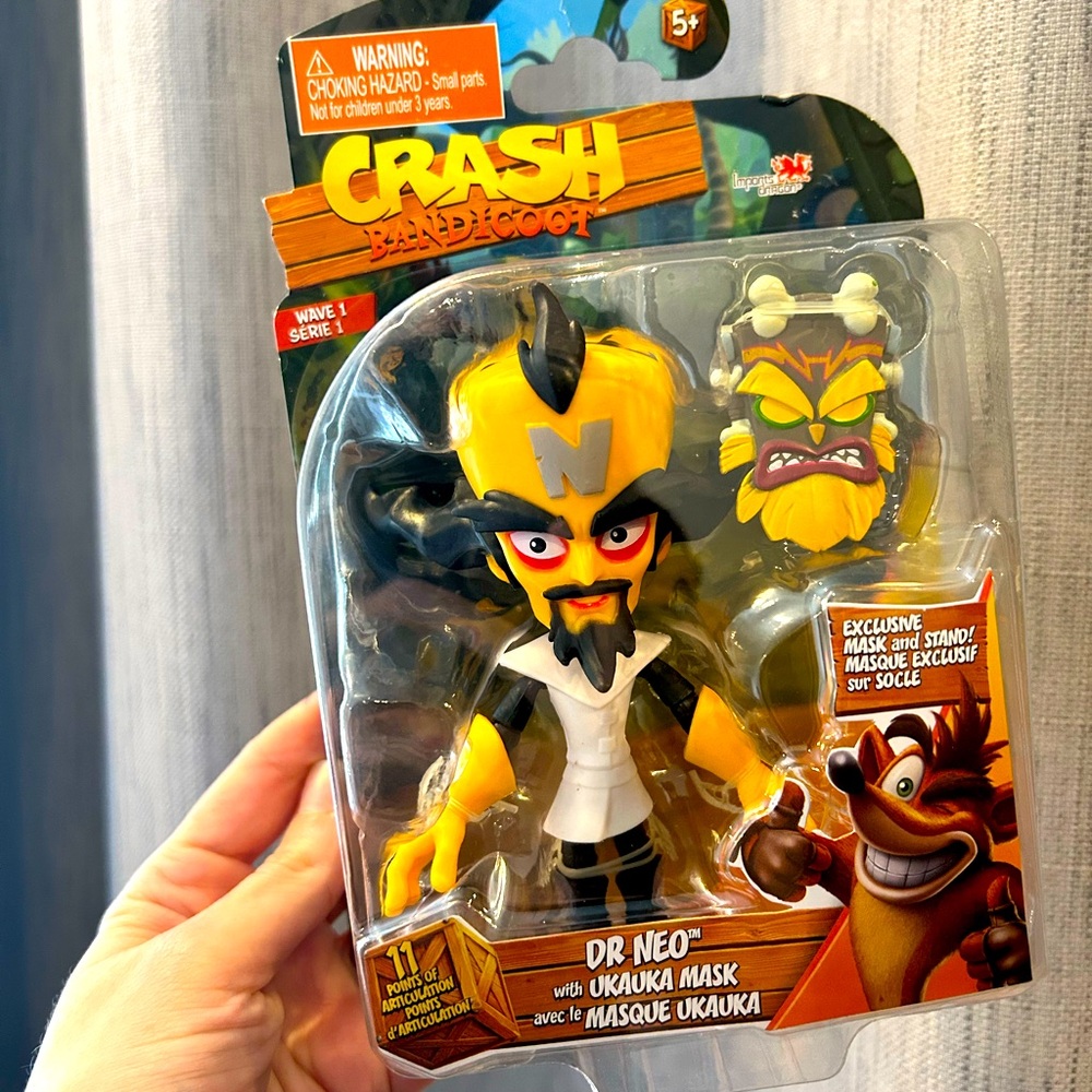 Dr. Neo Cortex Action Figure from Crash Bandicoot 🎮👾
